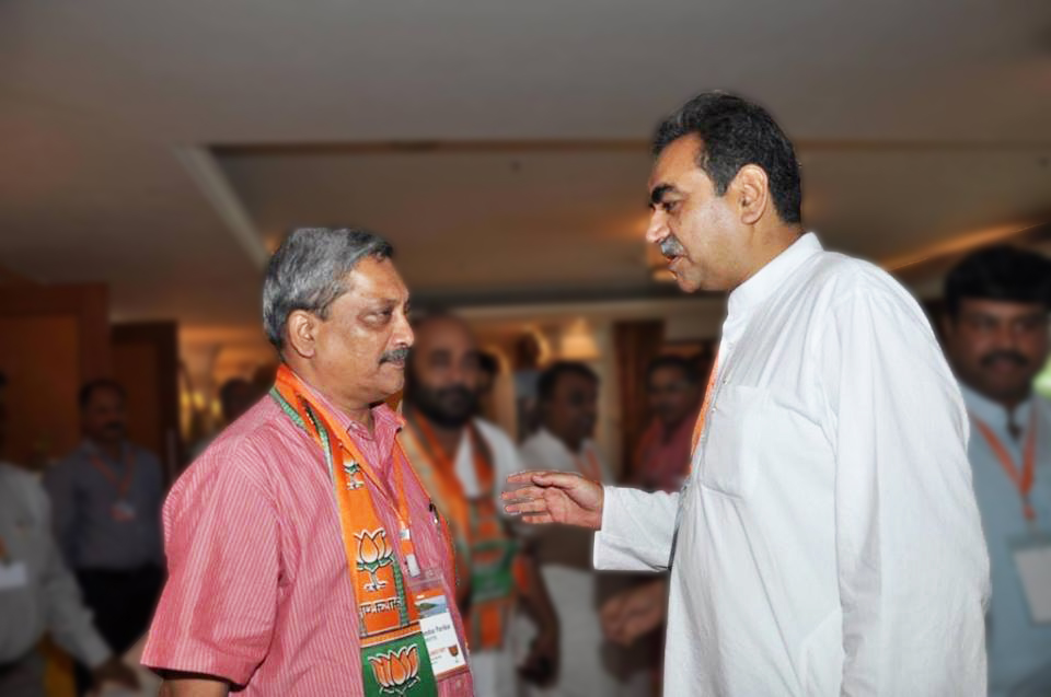 Manohar Parrikar and Sanjay Tandon